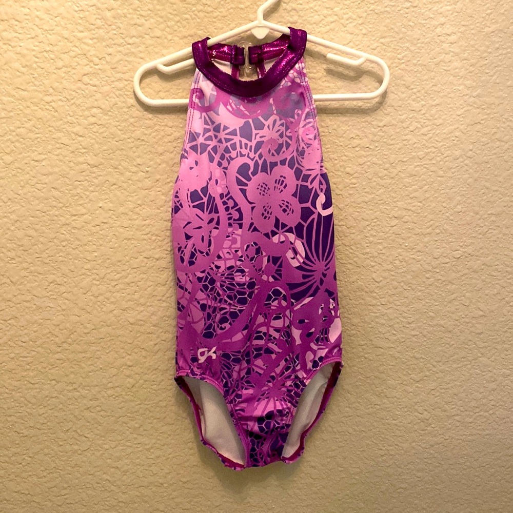 Child medium purple GK leotard